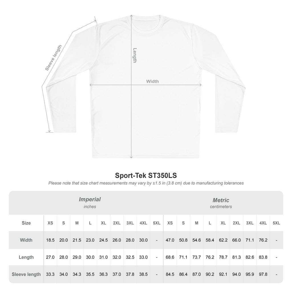 Landscaper Skull Long Sleeve Tee — 'Brooks Landscaping' Mower Logo Shirt