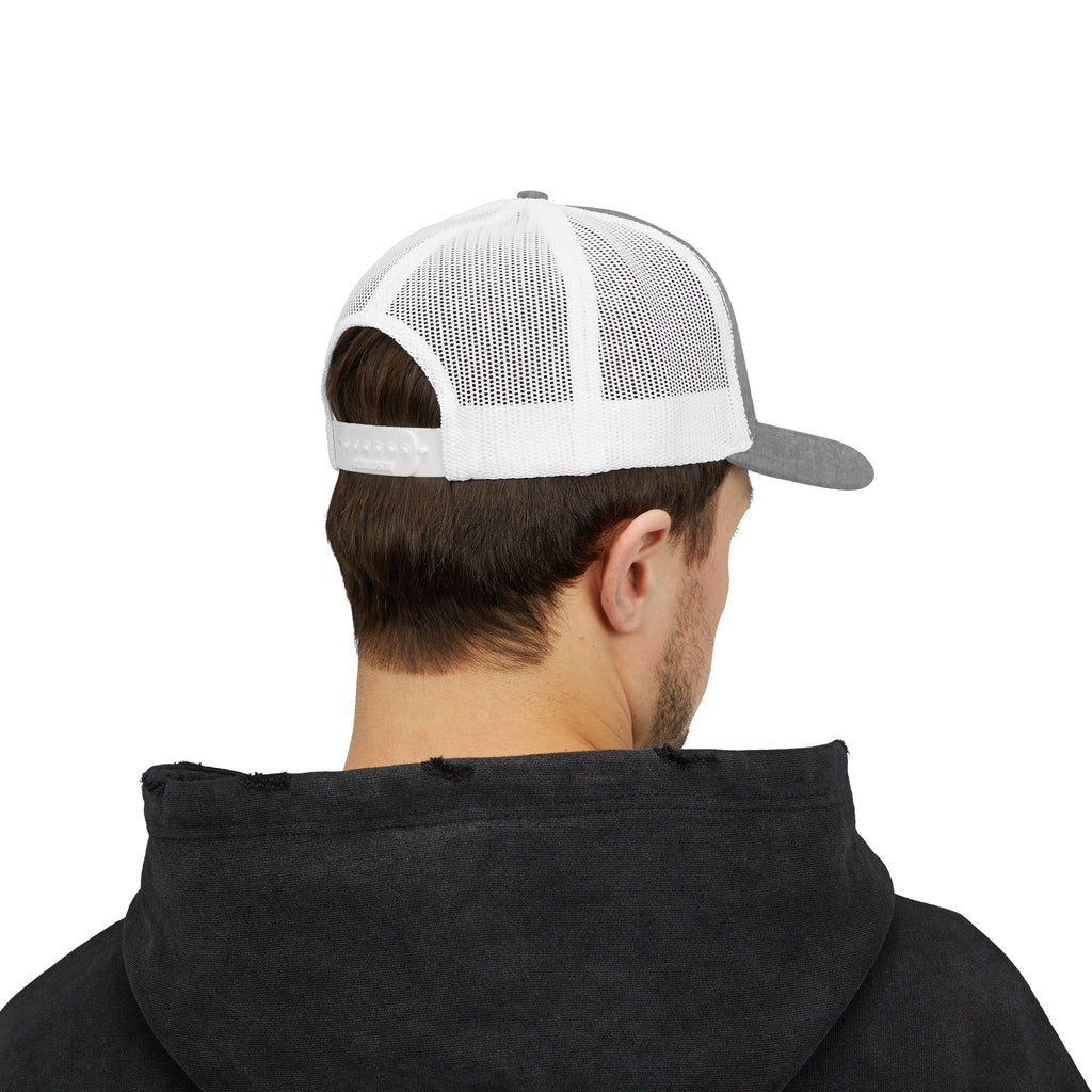 Brooks Landscaping Embroidered Trucker Cap — Mower Logo Snapback