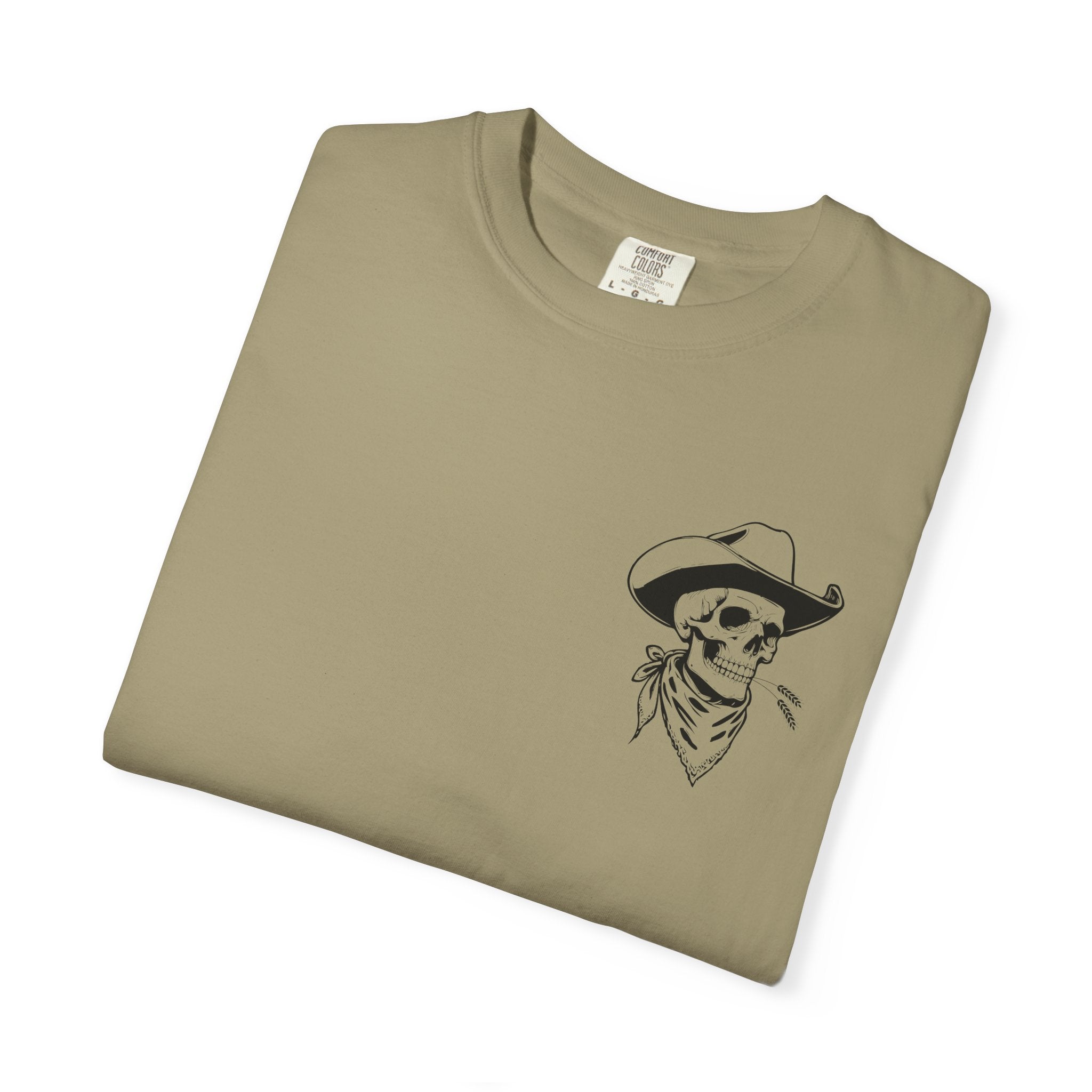 Western Skull Graphic T-Shirt, Unisex Casual Tee, Boho Style Top, Gift for Cowboy Lovers, Festival Wear, Comfortable Everyday Shirt