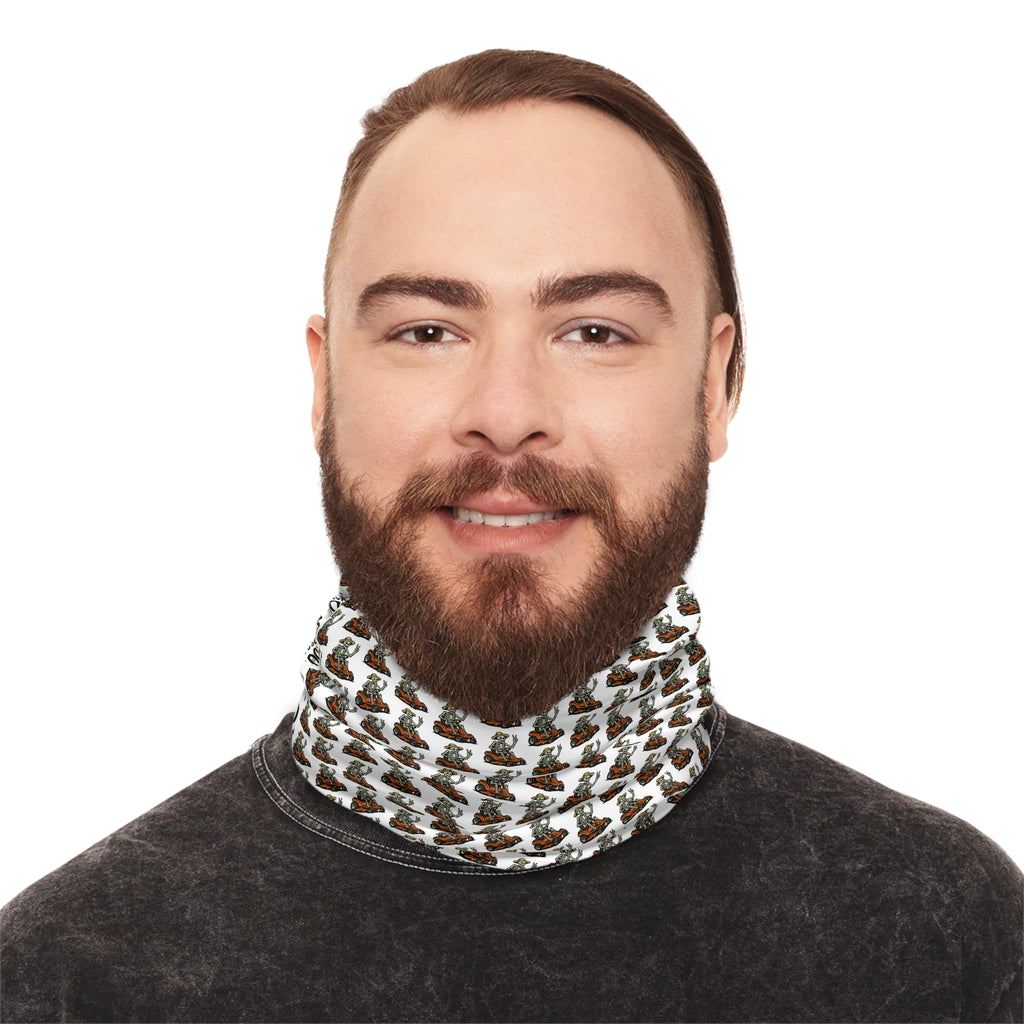 Neck Gaiter — Custom Logo Repeating Pattern (Brooks Landscaping)