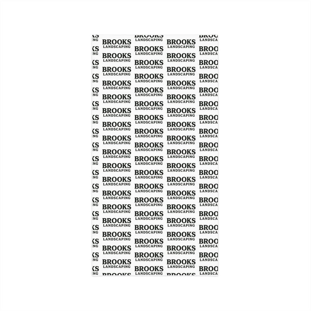 Neck Gaiter — Custom Logo Repeating Pattern (Brooks Landscaping)