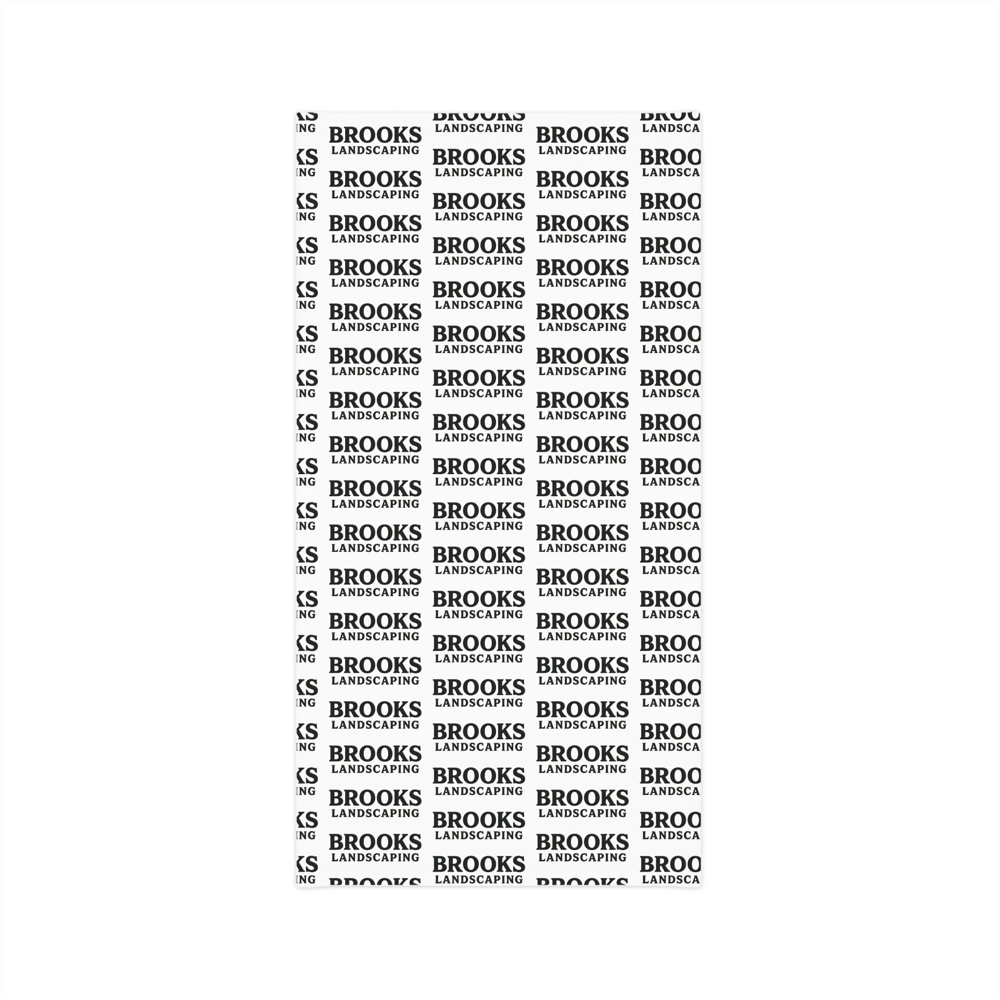 Neck Gaiter — Custom Logo Repeating Pattern (Brooks Landscaping)