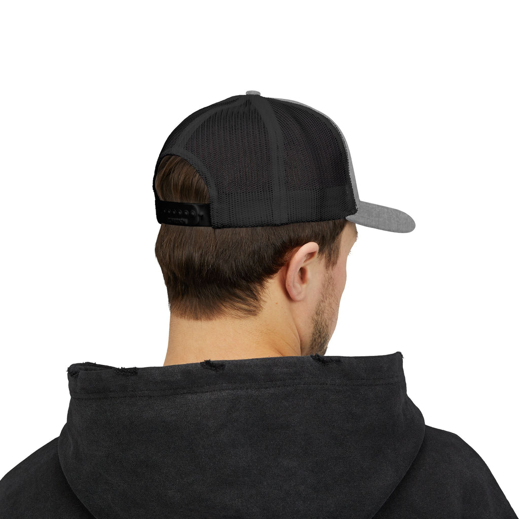 Brooks Landscaping Embroidered Trucker Cap — Mower Logo Snapback