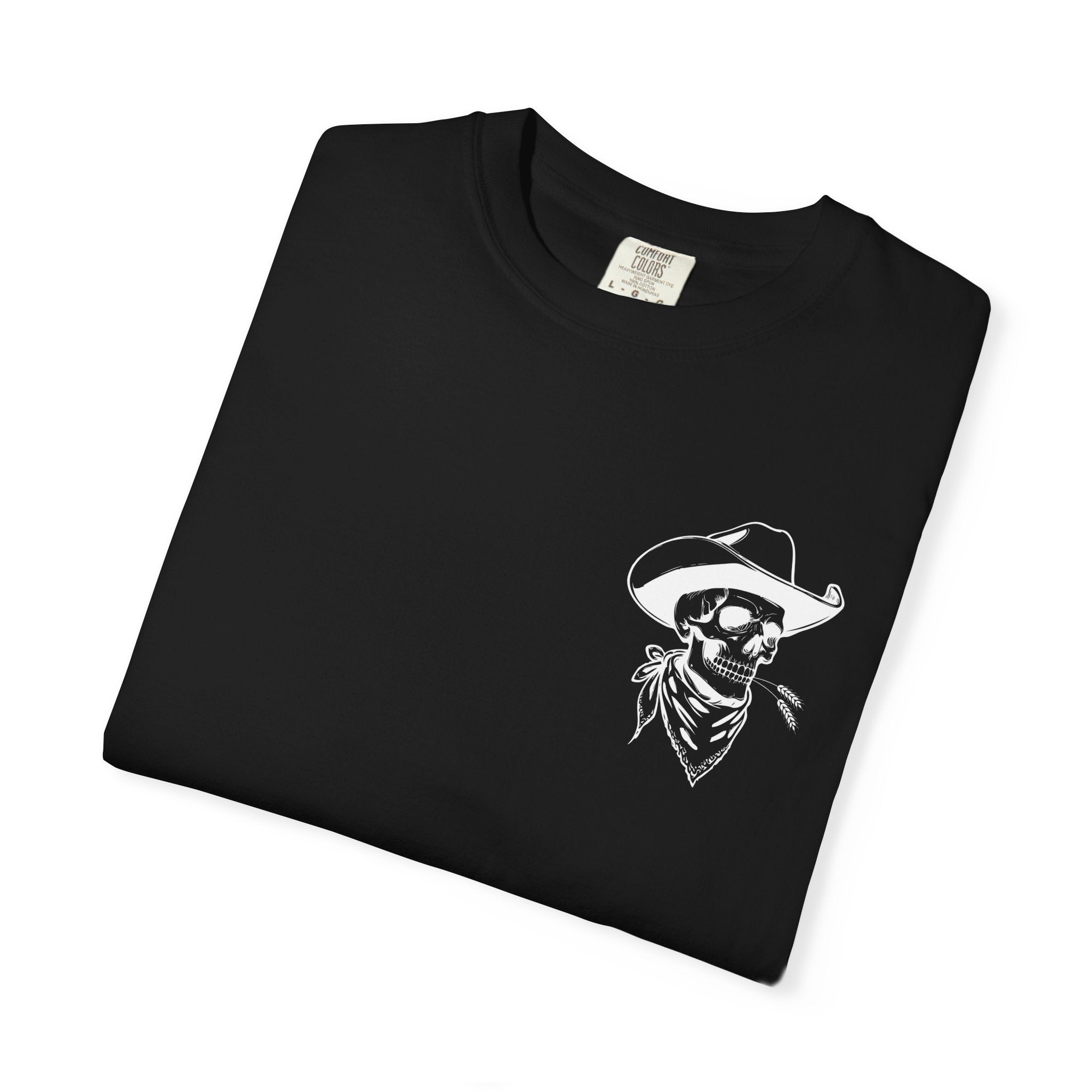 Western Skull Graphic T-Shirt, Unisex Casual Tee, Boho Style Top, Gift for Cowboy Lovers, Festival Wear, Comfortable Everyday Shirt