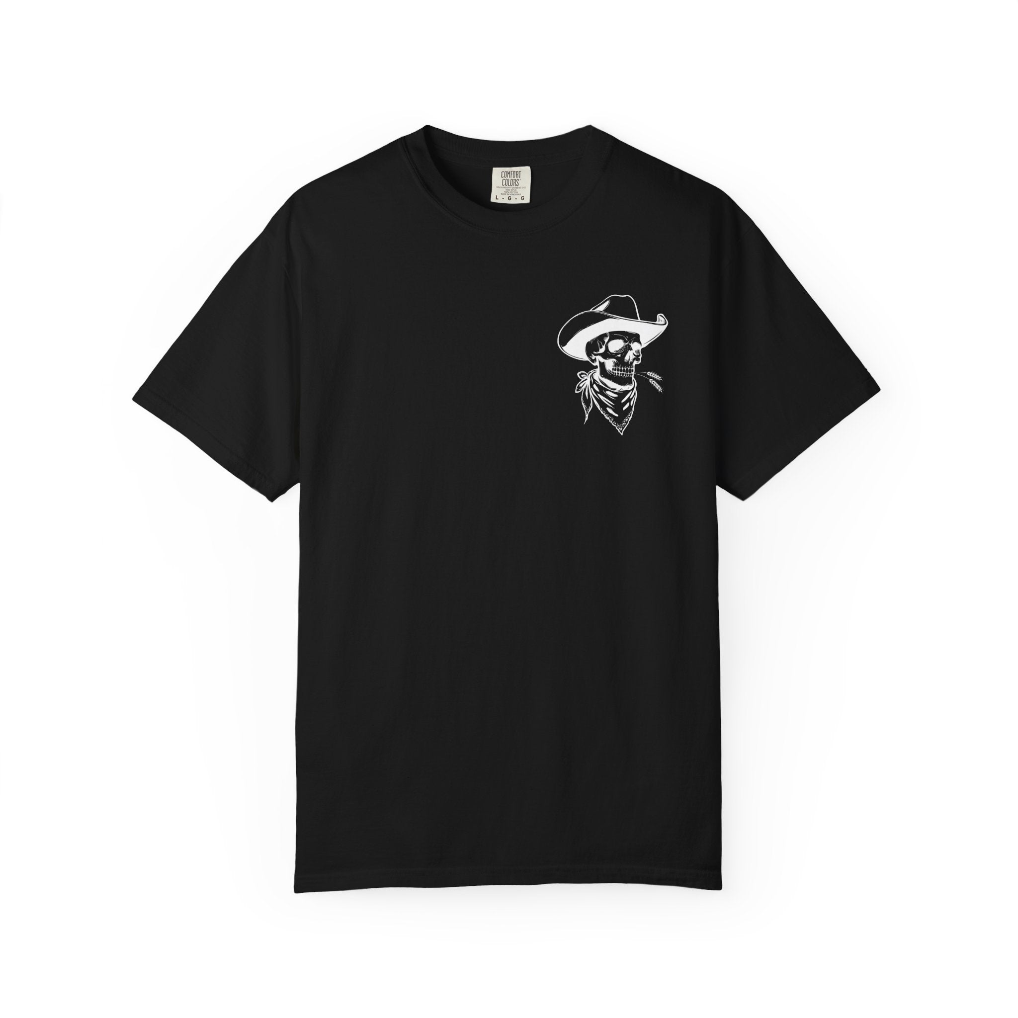 Western Skull Graphic T-Shirt, Unisex Casual Tee, Boho Style Top, Gift for Cowboy Lovers, Festival Wear, Comfortable Everyday Shirt