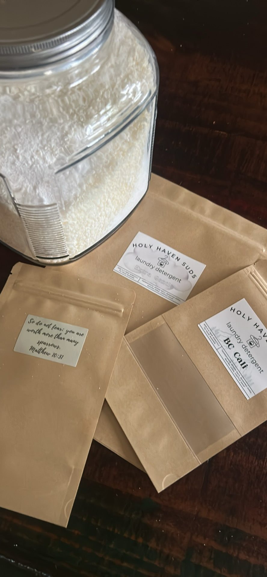 Holy Haven Suds Natural Laundry Detergent